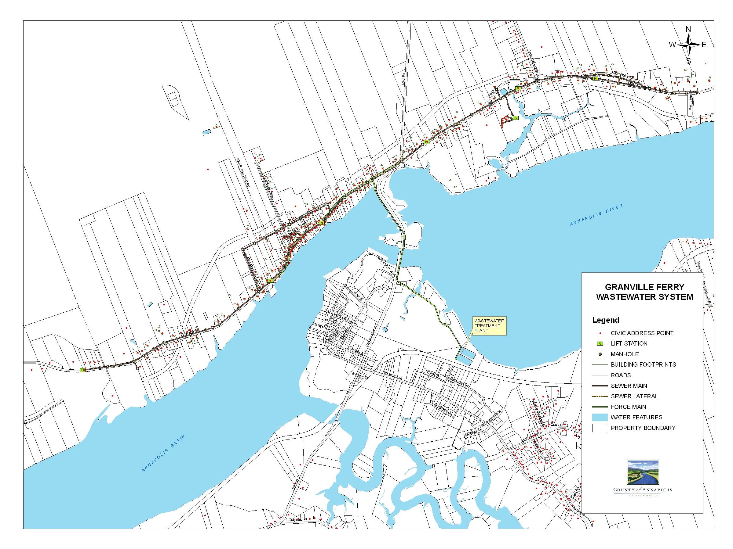 Municipality of the County of Annapolis Sewer System Maps